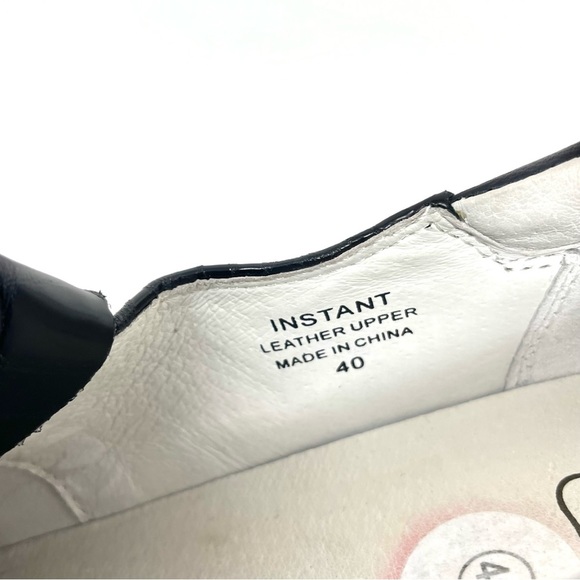 Ash King Kiltie Fringe Black Croc Embossed Leather Sneakers Size 40 - Picture 6 of 11